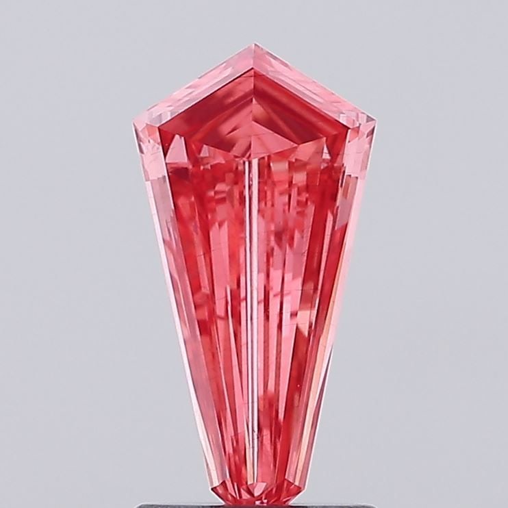 Loose Diamond - KITE 1.04ct Fancy Vivid Pink VS2: Loose Diamond - KITE 1.04ct Fancy Vivid Pink VS2 Source: This is a real non-mined Diamond that has been grown in a lab Shape: KITE Carats: 1.04 Color: Fancy Vivid Pink Certification: NONE Video: