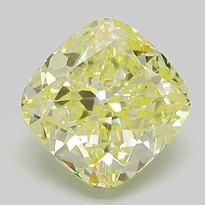 Loose Diamond - CUSHION MODIFIED 1.81ct Fancy Light Yellow VS1: Loose Diamond - CUSHION MODIFIED 1.81ct Fancy Light Yellow VS1 Source: This is a real non-mined Diamond that has been grown in a lab Shape: CUSHION MODIFIED Carats: 1.81 Color: Fancy Light Yellow Cert