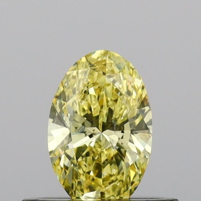 Loose Diamond - OVAL 0.4ct Fancy Intense Yellow SI2: Loose Diamond - OVAL 0.4ct Fancy Intense Yellow SI2 Source: This is a real non-mined Diamond that has been grown in a lab Shape: OVAL Carats: 0.4 Color: Fancy Intense Yellow Certification: IGI Video: