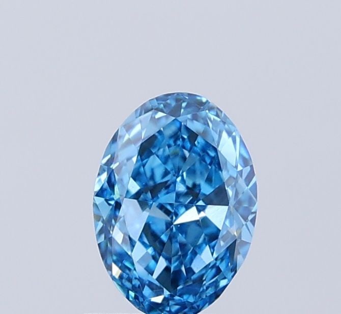 Loose Diamond - OVAL 1.02ct Fancy Vivid Blue SI1: Loose Diamond - OVAL 1.02ct Fancy Vivid Blue SI1 Source: This is a real non-mined Diamond that has been grown in a lab Shape: OVAL Carats: 1.02 Color: Fancy Vivid Blue Certification: IGI The Diamond D