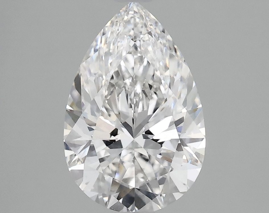 Loose Diamond - PEAR 2.1ct E VVS2: Loose Diamond - PEAR 2.1ct E VVS2 Source: This is a real non-mined Diamond that has been grown in a lab Shape: PEAR Carats: 2.1 Color: E Clarity: VVS2 Certification: IGI The Diamond Depot Guarantee: