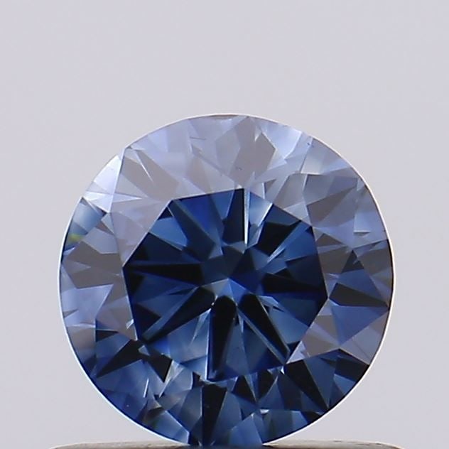 Loose Diamond - ROUND 0.52ct Fancy Vivid Blue VS2: Loose Diamond - ROUND 0.52ct Fancy Vivid Blue VS2 Source: This is a real non-mined Diamond that has been grown in a lab Shape: ROUND Carats: 0.52 Color: Fancy Vivid Blue Certification: NONE Video: