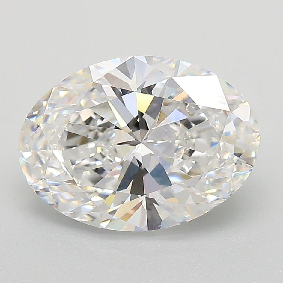 Loose Diamond - OVAL 3.07ct E VVS2: Loose Diamond - OVAL 3.07ct E VVS2 Source: This is a real non-mined Diamond that has been grown in a lab Shape: OVAL Carats: 3.07 Color: E Clarity: VVS2 Certification: IGI The Diamond Depot Guarantee: