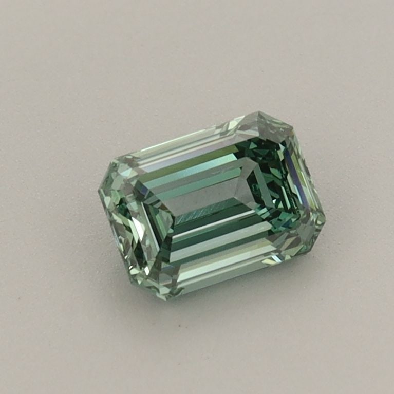 Loose Diamond - EMERALD 0.56ct Fancy Vivid Green VVS2 (1 of 1)