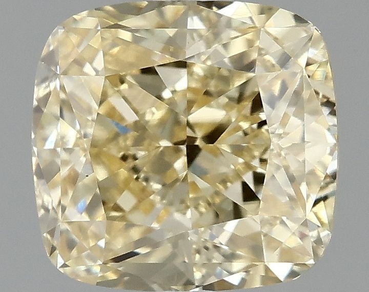 Loose Diamond - CUSHION MODIFIED 1.59ct Fancy Intense Yellow VS1: Loose Diamond - CUSHION MODIFIED 1.59ct Fancy Intense Yellow VS1 Source: This is a real non-mined Diamond that has been grown in a lab Shape: CUSHION MODIFIED Carats: 1.59 Color: Fancy Intense Yellow 