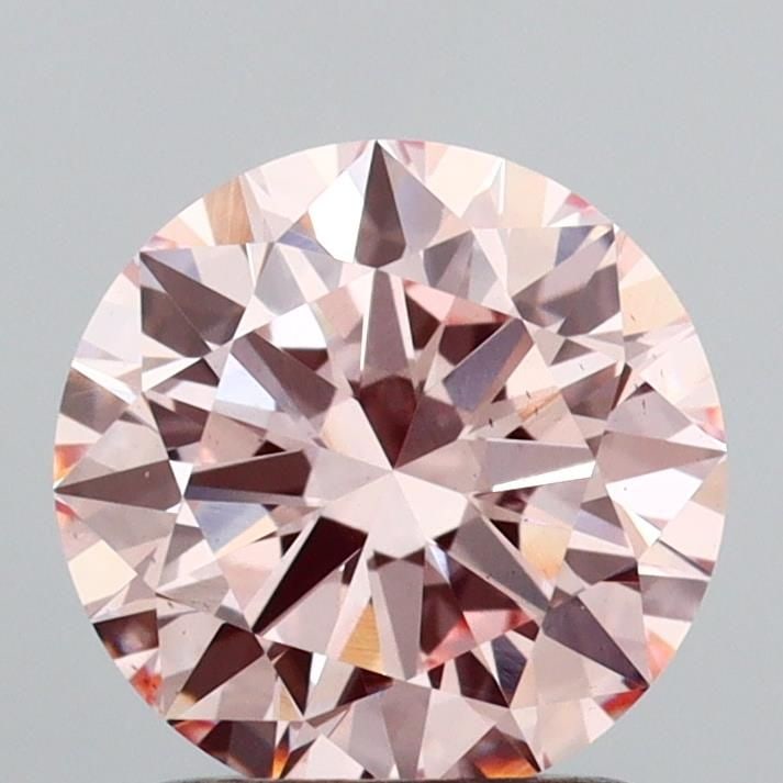 Loose Diamond - ROUND 1.51ct Fancy Intense Pink VS2: Loose Diamond - ROUND 1.51ct Fancy Intense Pink VS2 Source: This is a real non-mined Diamond that has been grown in a lab Shape: ROUND Carats: 1.51 Color: Fancy Intense Pink Certification: IGI Video: