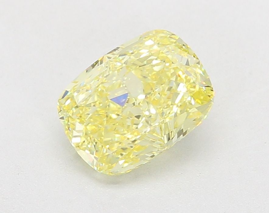 Loose Diamond - CUSHION MODIFIED 2.01ct Fancy Intense Yellow VS1: Loose Diamond - CUSHION MODIFIED 2.01ct Fancy Intense Yellow VS1 Source: This is a real non-mined Diamond that has been grown in a lab Shape: CUSHION MODIFIED Carats: 2.01 Color: Fancy Intense Yellow 