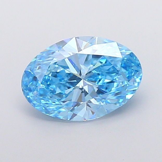 Loose Diamond - OVAL 2.0ct Fancy Vivid Blue VS2: Loose Diamond - OVAL 2.0ct Fancy Vivid Blue VS2 Source: This is a real non-mined Diamond that has been grown in a lab Shape: OVAL Carats: 2.0 Color: Fancy Vivid Blue Certification: NONE Video: