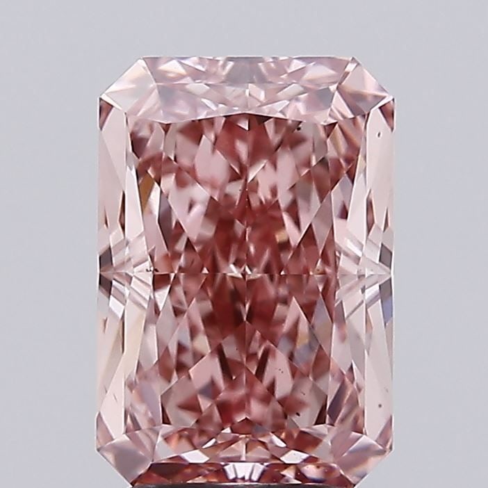 Loose Diamond - RADIANT 3.31ct Fancy Intense Pink VS2: Loose Diamond - RADIANT 3.31ct Fancy Intense Pink VS2 Source: This is a real non-mined Diamond that has been grown in a lab Shape: RADIANT Carats: 3.31 Color: Fancy Intense Pink Certification: IGI Vid