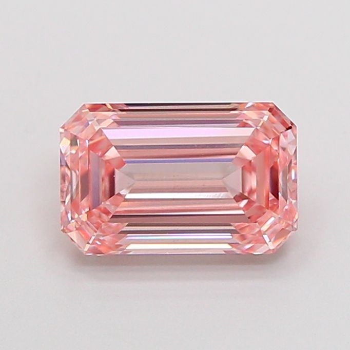 Loose Diamond - EMERALD 1.39ct Fancy Intense Pink VS1: Loose Diamond - EMERALD 1.39ct Fancy Intense Pink VS1 Source: This is a real non-mined Diamond that has been grown in a lab Shape: EMERALD Carats: 1.39 Color: Fancy Intense Pink Certification: IGI Vid