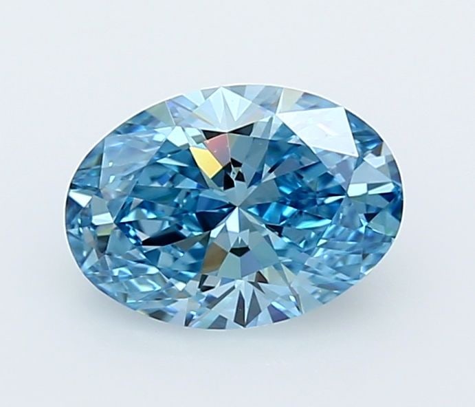 Loose Diamond - OVAL 1.52ct Fancy Vivid Blue VVS1: Loose Diamond - OVAL 1.52ct Fancy Vivid Blue VVS1 Source: This is a real non-mined Diamond that has been grown in a lab Shape: OVAL Carats: 1.52 Color: Fancy Vivid Blue Certification: IGI Video: