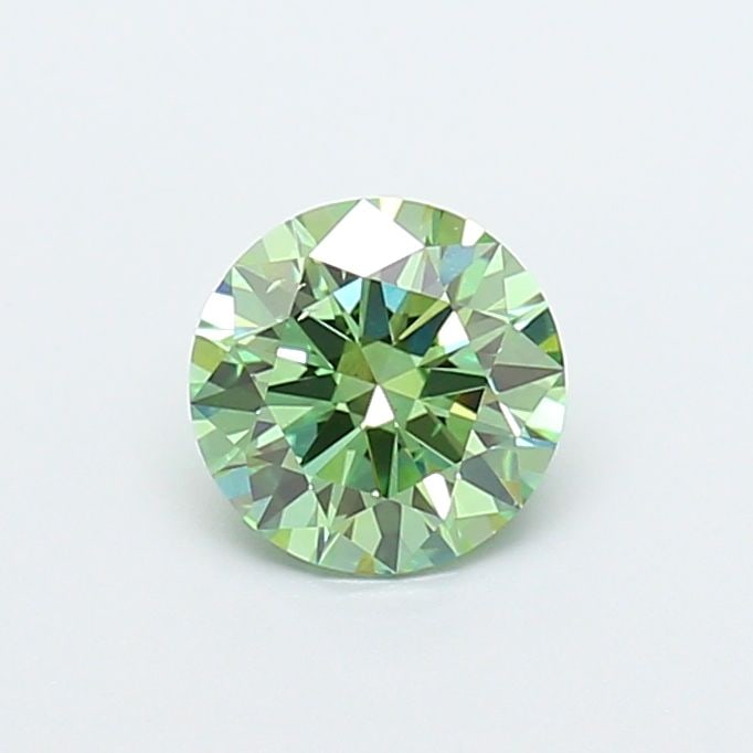 Ideal Loose Diamond - ROUND 0.92ct Fancy Vivid Green VS2: Ideal Loose Diamond - ROUND 0.92ct Fancy Vivid Green VS2 Source: This is a real non-mined Diamond that has been grown in a lab Shape: ROUND Carats: 0.92 Color: Fancy Vivid Green Certification: IGI Vid