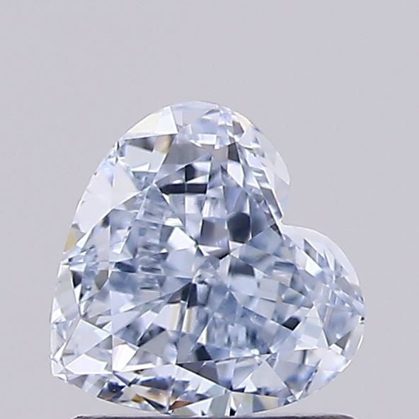 Loose Diamond - HEART 1.01ct Fancy Light Blue VVS2: Loose Diamond - HEART 1.01ct Fancy Light Blue VVS2 Source: This is a real non-mined Diamond that has been grown in a lab Shape: HEART Carats: 1.01 Color: Fancy Light Blue Certification: IGI Video: