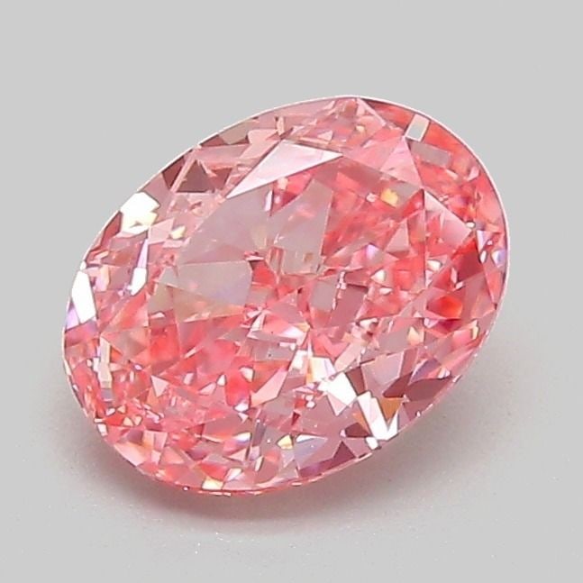 Loose Diamond - OVAL 1.14ct Fancy Vivid Pink VS1: Loose Diamond - OVAL 1.14ct Fancy Vivid Pink VS1 Source: This is a real non-mined Diamond that has been grown in a lab Shape: OVAL Carats: 1.14 Color: Fancy Vivid Pink Certification: IGI Video: