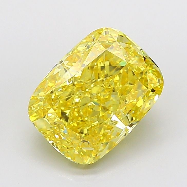 Loose Diamond - CUSHION MODIFIED 7.1ct Fancy Vivid Yellow VS2: Loose Diamond - CUSHION MODIFIED 7.1ct Fancy Vivid Yellow VS2 Source: This is a real non-mined Diamond that has been grown in a lab Shape: CUSHION MODIFIED Carats: 7.1 Color: Fancy Vivid Yellow Certif