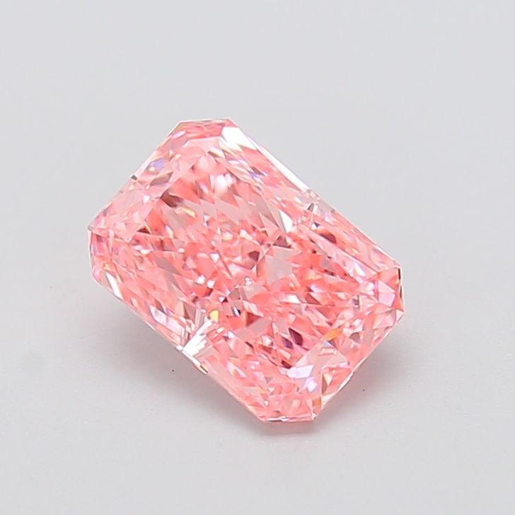 Loose Diamond - RADIANT 2.1ct Fancy Vivid Pink VS1: Loose Diamond - RADIANT 2.1ct Fancy Vivid Pink VS1 Source: This is a real non-mined Diamond that has been grown in a lab Shape: RADIANT Carats: 2.1 Color: Fancy Vivid Pink Certification: IGI Video: