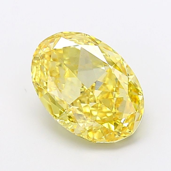 Loose Diamond - OVAL 3.78ct Fancy Vivid Yellow VS1: Loose Diamond - OVAL 3.78ct Fancy Vivid Yellow VS1 Source: This is a real non-mined Diamond that has been grown in a lab Shape: OVAL Carats: 3.78 Color: Fancy Vivid Yellow Certification: IGI Video: