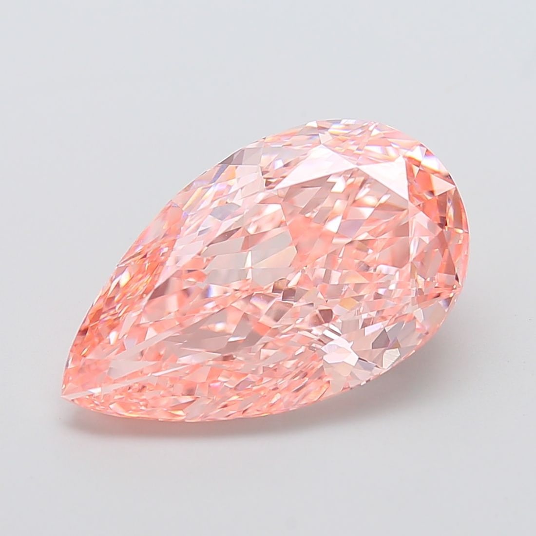 Loose Diamond - PEAR 10.03ct Fancy Vivid Pink VVS2: Loose Diamond - PEAR 10.03ct Fancy Vivid Pink VVS2 Source: This is a real non-mined Diamond that has been grown in a lab Shape: PEAR Carats: 10.03 Color: Fancy Vivid Pink Certification: IGI Video: