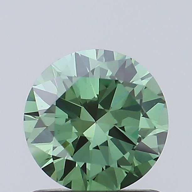 Loose Diamond - ROUND 0.55ct Fancy Vivid Green VVS2 (1 of 1)