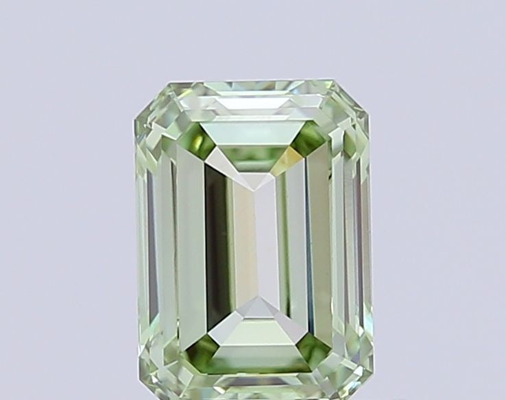 Loose Diamond - EMERALD 1.01ct Fancy Vivid Green VVS2: Loose Diamond - EMERALD 1.01ct Fancy Vivid Green VVS2 Source: This is a real non-mined Diamond that has been grown in a lab Shape: EMERALD Carats: 1.01 Color: Fancy Vivid Green Certification: IGI Vide
