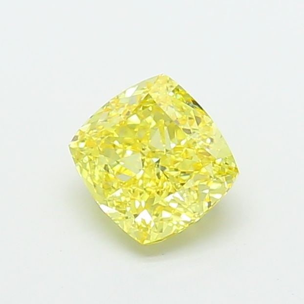 Loose Diamond - CUSHION MODIFIED 1.79ct Fancy Intense Yellow VVS2: Loose Diamond - CUSHION MODIFIED 1.79ct Fancy Intense Yellow VVS2 Source: This is a real non-mined Diamond that has been grown in a lab Shape: CUSHION MODIFIED Carats: 1.79 Color: Fancy Intense Yellow