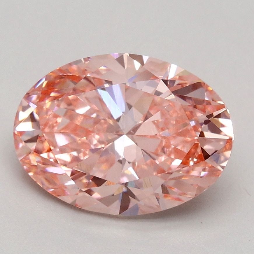 Loose Diamond - OVAL 1.71ct Fancy Intense Pink VS1: Loose Diamond - OVAL 1.71ct Fancy Intense Pink VS1 Source: This is a real non-mined Diamond that has been grown in a lab Shape: OVAL Carats: 1.71 Color: Fancy Intense Pink Certification: IGI Video: