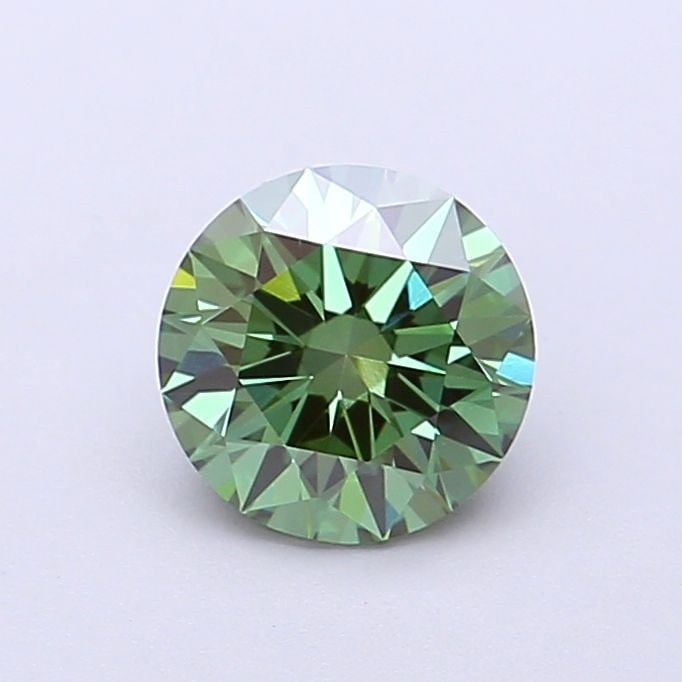 Ideal Loose Diamond - ROUND 1.04ct Fancy Vivid Green VVS2: Ideal Loose Diamond - ROUND 1.04ct Fancy Vivid Green VVS2 Source: This is a real non-mined Diamond that has been grown in a lab Shape: ROUND Carats: 1.04 Color: Fancy Vivid Green Certification: IGI Vi