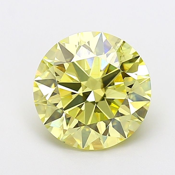 Ideal Loose Diamond - ROUND 4.1ct Fancy Intense Yellow VS2: Ideal Loose Diamond - ROUND 4.1ct Fancy Intense Yellow VS2 Source: This is a real non-mined Diamond that has been grown in a lab Shape: ROUND Carats: 4.1 Color: Fancy Intense Yellow Certification: IGI