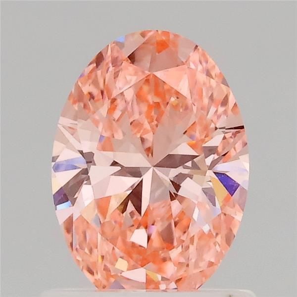Loose Diamond - OVAL 0.87ct Fancy Vivid Pink VVS2: Loose Diamond - OVAL 0.87ct Fancy Vivid Pink VVS2 Source: This is a real non-mined Diamond that has been grown in a lab Shape: OVAL Carats: 0.87 Color: Fancy Vivid Pink Certification: IGI Video: