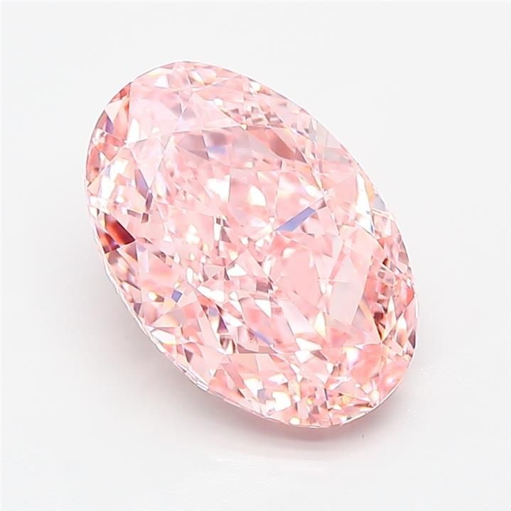 Loose Diamond - OVAL 4.01ct Fancy Vivid Pink VS1: Loose Diamond - OVAL 4.01ct Fancy Vivid Pink VS1 Source: This is a real non-mined Diamond that has been grown in a lab Shape: OVAL Carats: 4.01 Color: Fancy Vivid Pink Certification: IGI Video: