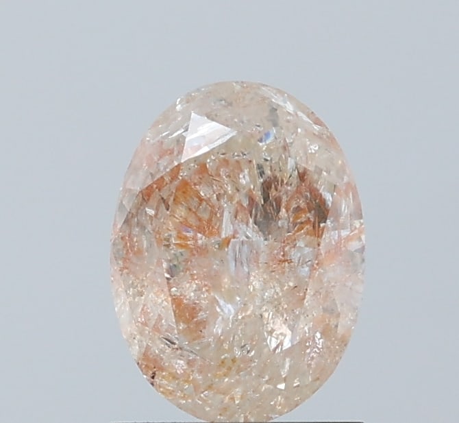 Loose Diamond - OVAL 1.22ct Red I3: Loose Diamond - OVAL 1.22ct Red I3 Source: Natural Shape: OVAL Carats: 1.22 Color: Red Certification: NONE Video:
