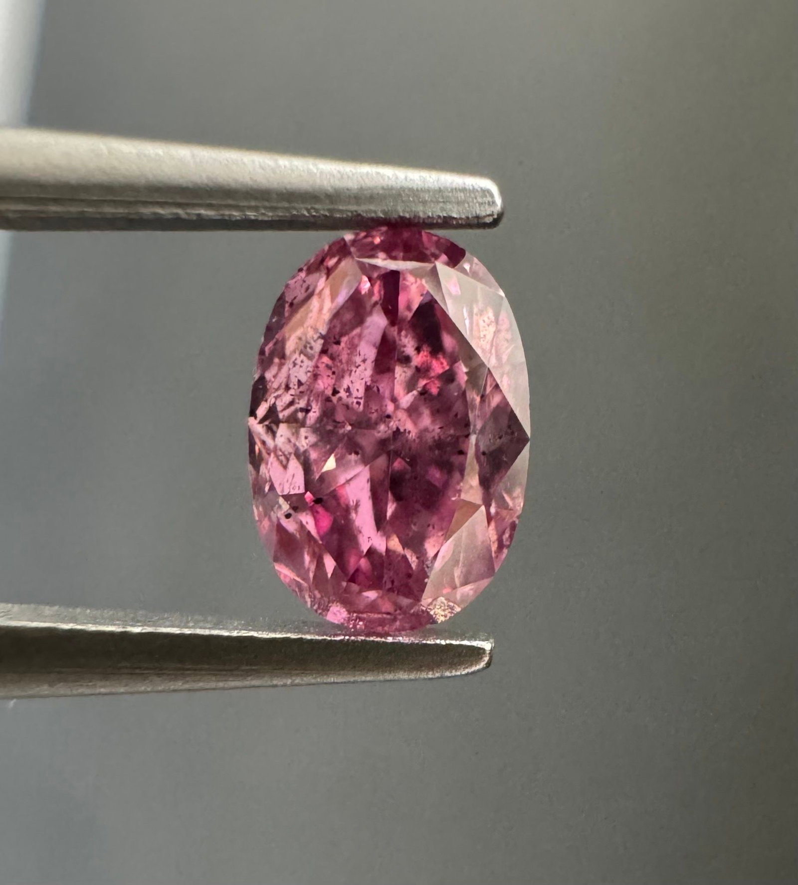 Loose Diamond - OVAL 0.31ct Fancy Deep Purple Pink I1 (1 of 1)