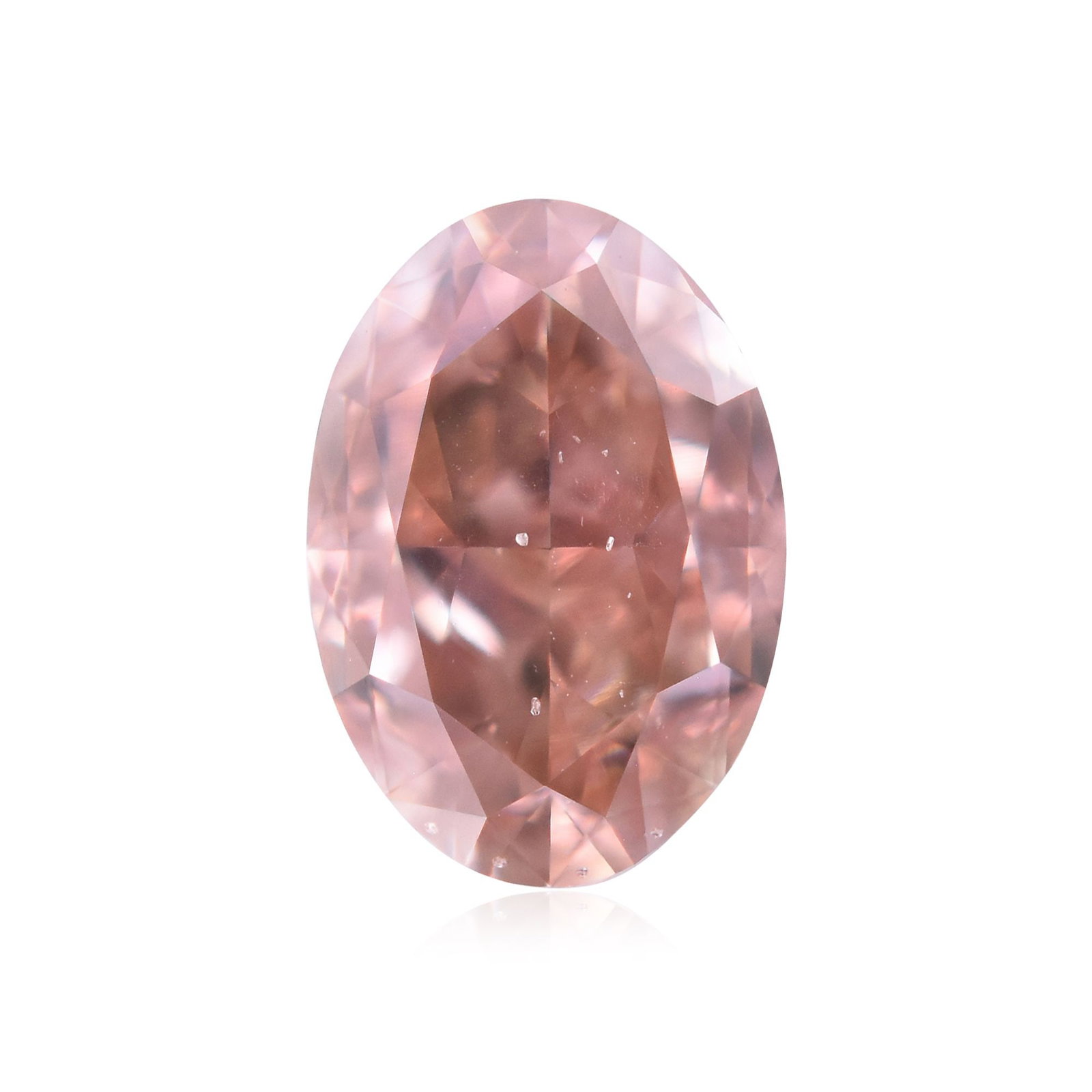 Loose Diamond - OVAL 0.53ct Fancy Brownish Orangey Pink SI1 (1 of 1)