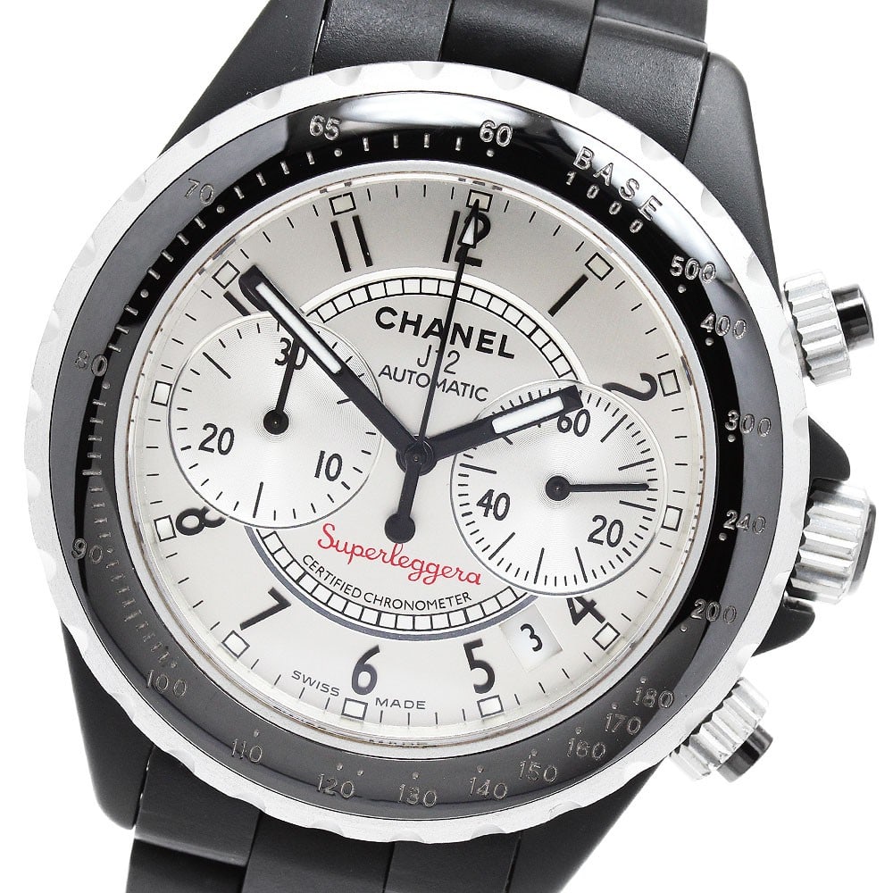 CHANEL J12 Superleggera H2039 mens automatic chronograph watch (1 of 6)