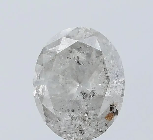 Loose Diamond - OVAL 1.2ct Salt and Pepper I3: Loose Diamond - OVAL 1.2ct Salt and Pepper I3 Source: Natural Shape: OVAL Carats: 1.2 Color: Salt and Pepper Certification: NONE Video: