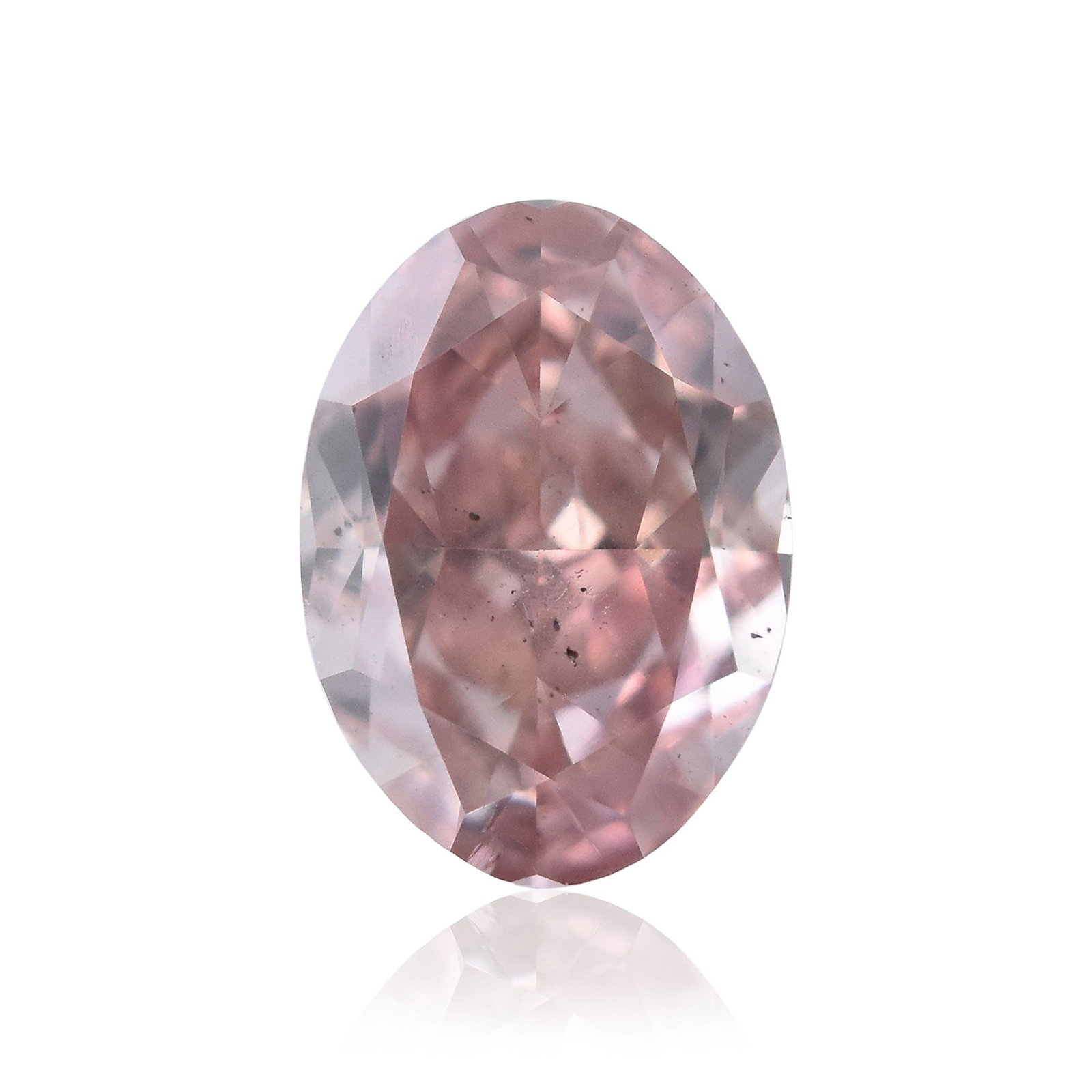 Loose Diamond - OVAL 0.35ct Fancy Orangey Pink SI2: Loose Diamond - OVAL 0.35ct Fancy Orangey Pink SI2 Source: Natural Shape: OVAL Carats: 0.35 Color: Fancy Orangey Pink Certification: GIA Video: