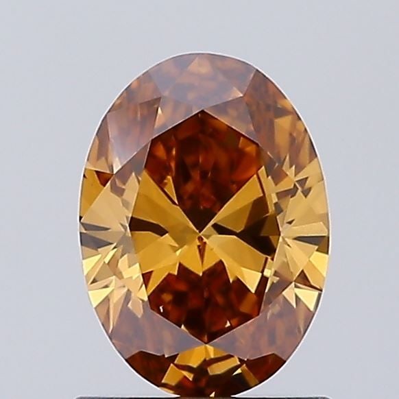 Loose Diamond - OVAL 0.8ct Fancy Orangey Brown VS1: Loose Diamond - OVAL 0.8ct Fancy Orangey Brown VS1 Source: This is a real non-mined Diamond that has been grown in a lab Shape: OVAL Carats: 0.8 Color: Fancy Orangey Brown Certification: IGI Video: