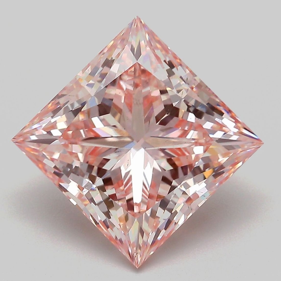 Loose Diamond - PRINCESS 6.92ct Fancy Intense Pink VS2 (1 of 1)