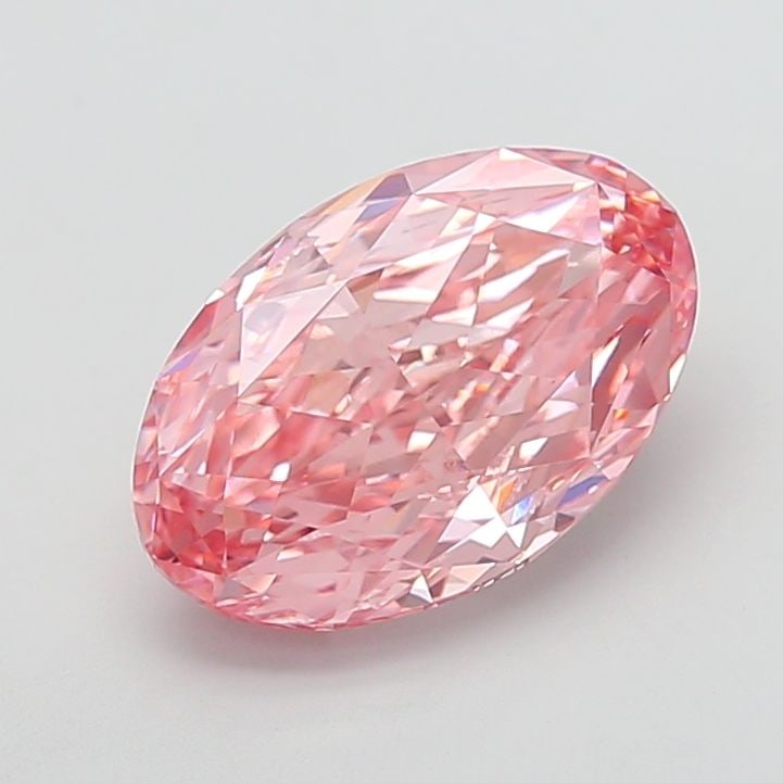 Loose Diamond - OVAL 7.59ct Fancy Vivid Pink VS2: Loose Diamond - OVAL 7.59ct Fancy Vivid Pink VS2 Source: This is a real non-mined Diamond that has been grown in a lab Shape: OVAL Carats: 7.59 Color: Fancy Vivid Pink Certification: IGI Video: