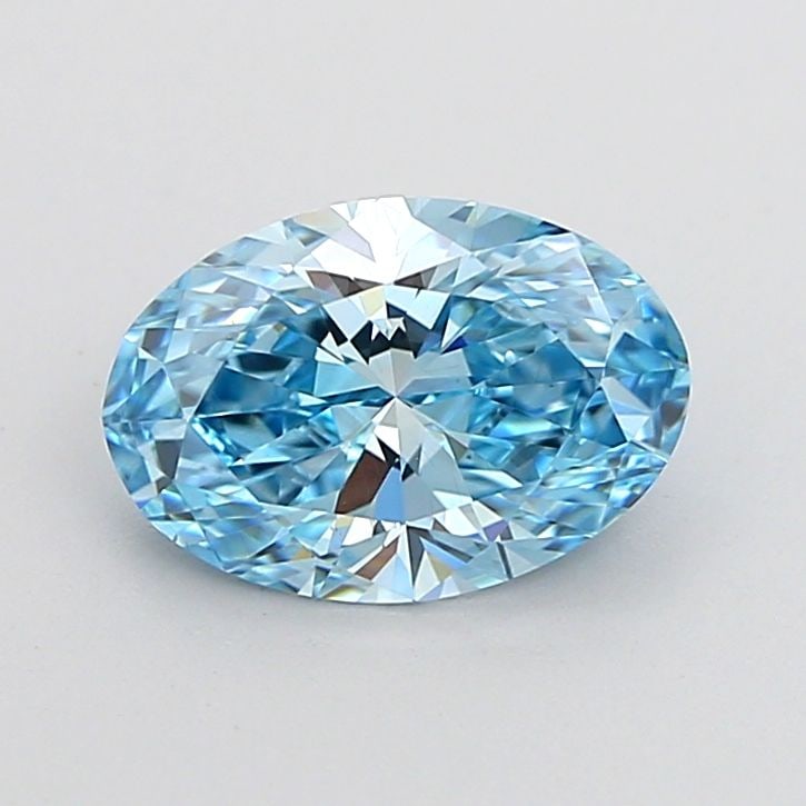 Loose Diamond - OVAL 1.52ct Fancy Vivid Blue VS2: Loose Diamond - OVAL 1.52ct Fancy Vivid Blue VS2 Source: This is a real non-mined Diamond that has been grown in a lab Shape: OVAL Carats: 1.52 Color: Fancy Vivid Blue Certification: IGI Video:
