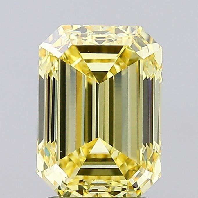 Loose Diamond - EMERALD 3.0ct Fancy Intense Yellow VS1: Loose Diamond - EMERALD 3.0ct Fancy Intense Yellow VS1 Source: This is a real non-mined Diamond that has been grown in a lab Shape: EMERALD Carats: 3.0 Color: Fancy Intense Yellow Certification: IGI V