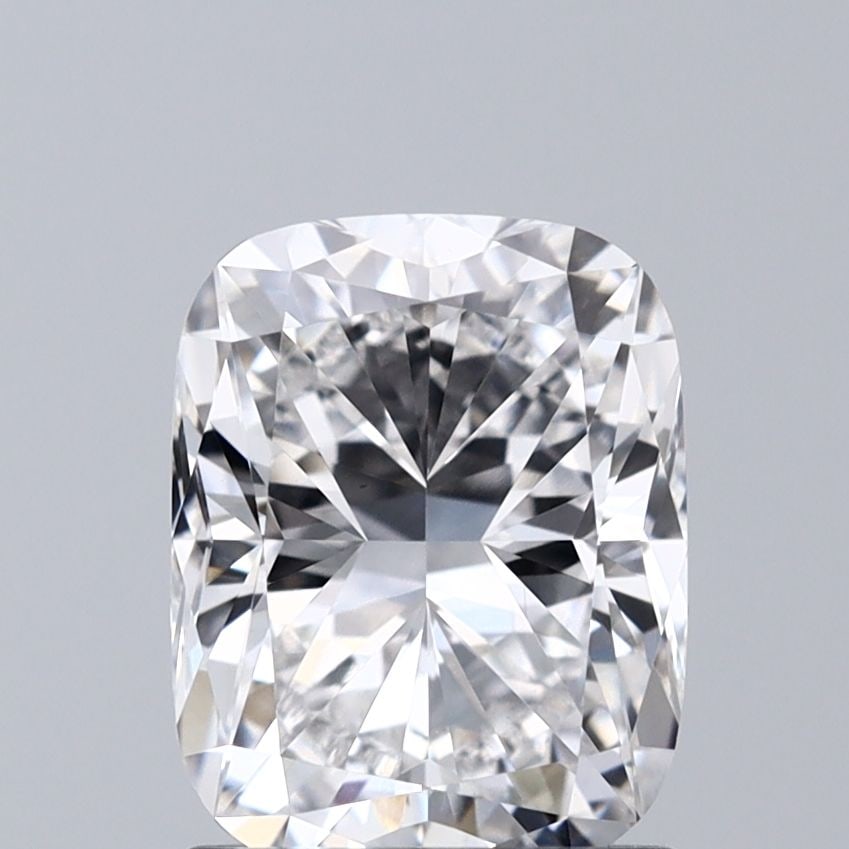Loose Diamond - CUSHION MODIFIED 1.54ct D VVS2: Loose Diamond - CUSHION MODIFIED 1.54ct D VVS2 Source: This is a real non-mined Diamond that has been grown in a lab Shape: CUSHION MODIFIED Carats: 1.54 Color: D Clarity: VVS2 Certification: IGI Vide