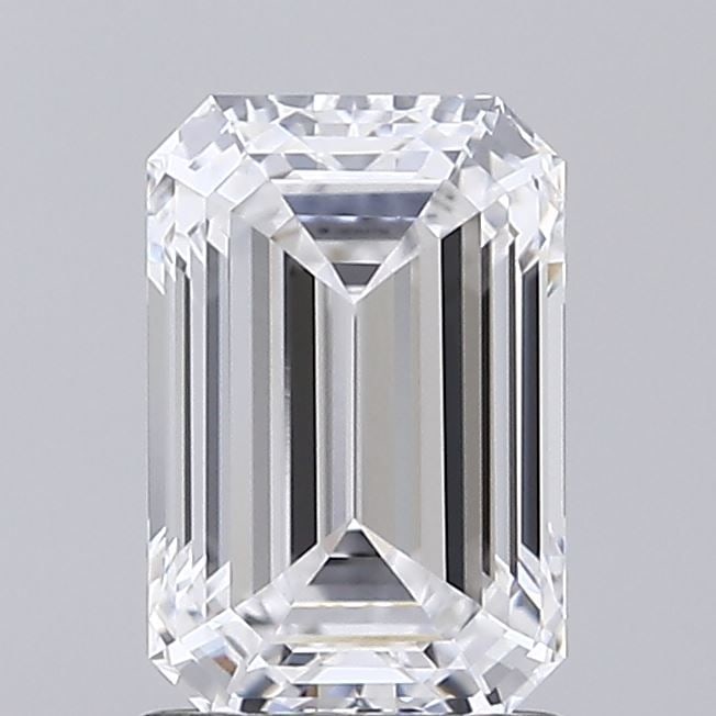 Loose Diamond - EMERALD 1.51ct E VVS1: Loose Diamond - EMERALD 1.51ct E VVS1 Source: This is a real non-mined Diamond that has been grown in a lab Shape: EMERALD Carats: 1.51 Color: E Clarity: VVS1 Certification: IGI Video: