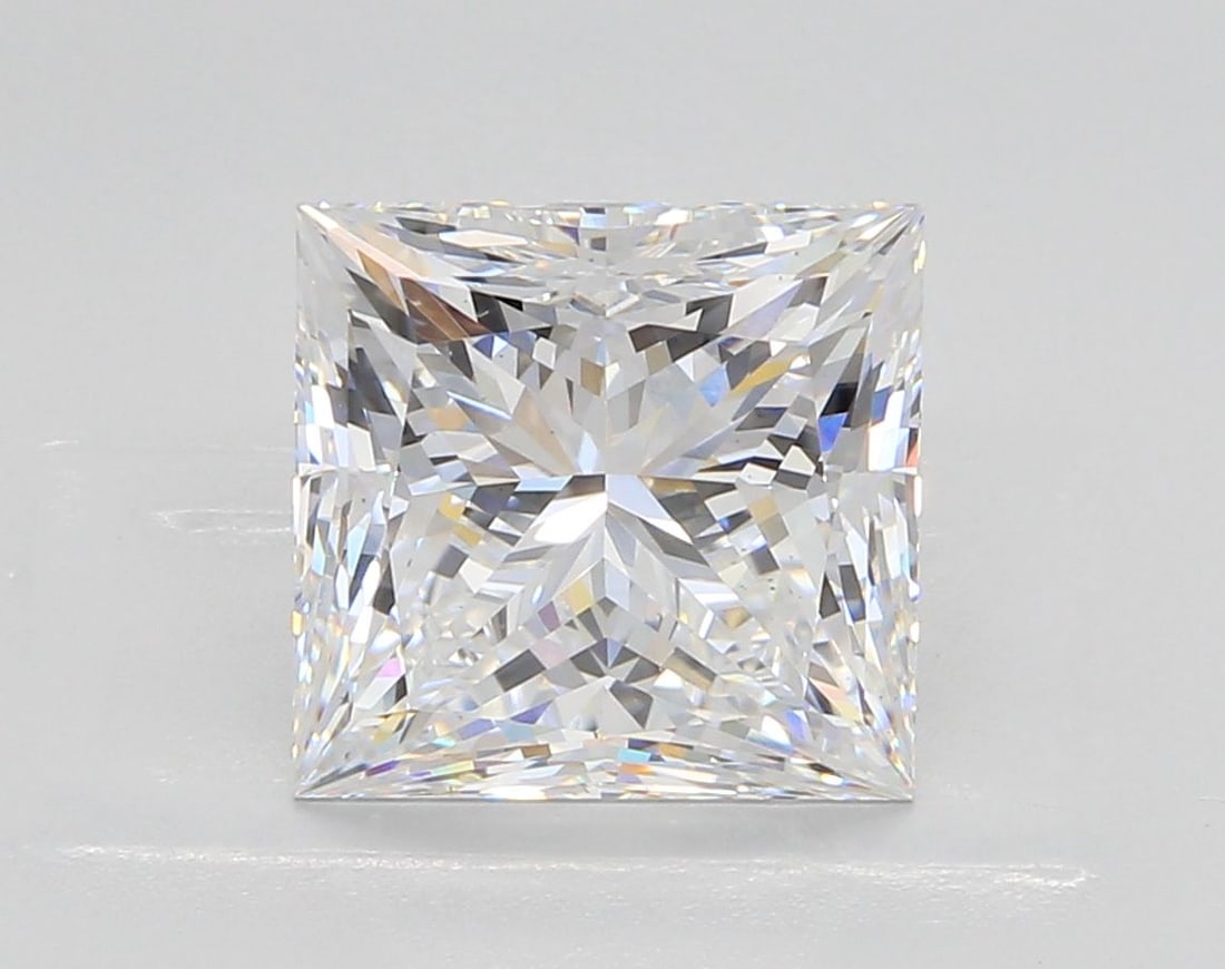 Loose Diamond - PRINCESS 4.6ct D VS1: Loose Diamond - PRINCESS 4.6ct D VS1 Source: This is a real non-mined Diamond that has been grown in a lab Shape: PRINCESS Carats: 4.6 Color: D Clarity: VS1 Certification: IGI Video: