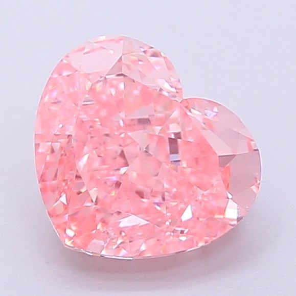 Loose Diamond - HEART 2.03ct Fancy Vivid Pink VVS1: Loose Diamond - HEART 2.03ct Fancy Vivid Pink VVS1 Source: This is a real non-mined Diamond that has been grown in a lab Shape: HEART Carats: 2.03 Color: Fancy Vivid Pink Certification: IGI Video: