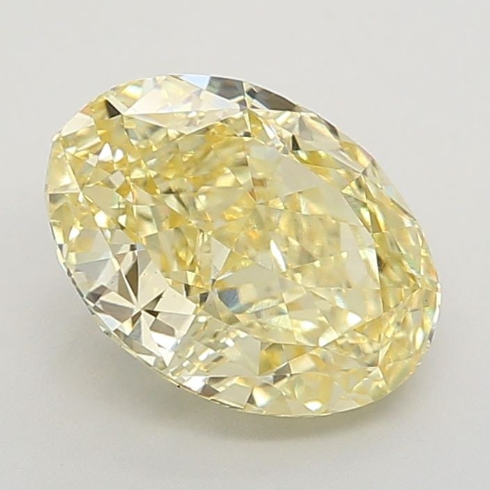 Loose Diamond - OVAL 2.45ct Fancy Intense Yellow VS1: Loose Diamond - OVAL 2.45ct Fancy Intense Yellow VS1 Source: This is a real non-mined Diamond that has been grown in a lab Shape: OVAL Carats: 2.45 Color: Fancy Intense Yellow Certification: IGI Video