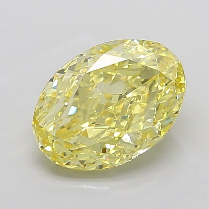 Loose Diamond - OVAL 3.85ct Fancy Intense Yellow VS2: Loose Diamond - OVAL 3.85ct Fancy Intense Yellow VS2 Source: This is a real non-mined Diamond that has been grown in a lab Shape: OVAL Carats: 3.85 Color: Fancy Intense Yellow Certification: IGI The D