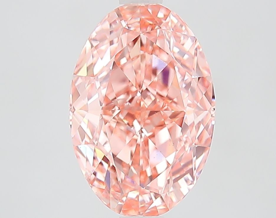 Loose Diamond - OVAL 3.03ct Fancy Vivid Pink VS1: Loose Diamond - OVAL 3.03ct Fancy Vivid Pink VS1 Source: This is a real non-mined Diamond that has been grown in a lab Shape: OVAL Carats: 3.03 Color: Fancy Vivid Pink Certification: IGI Video:
