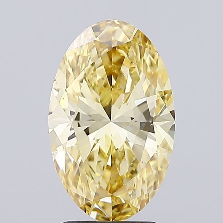 Loose Diamond - OVAL 3.02ct Fancy Intense Yellow VS1: Loose Diamond - OVAL 3.02ct Fancy Intense Yellow VS1 Source: This is a real non-mined Diamond that has been grown in a lab Shape: OVAL Carats: 3.02 Color: Fancy Intense Yellow Certification: IGI Video