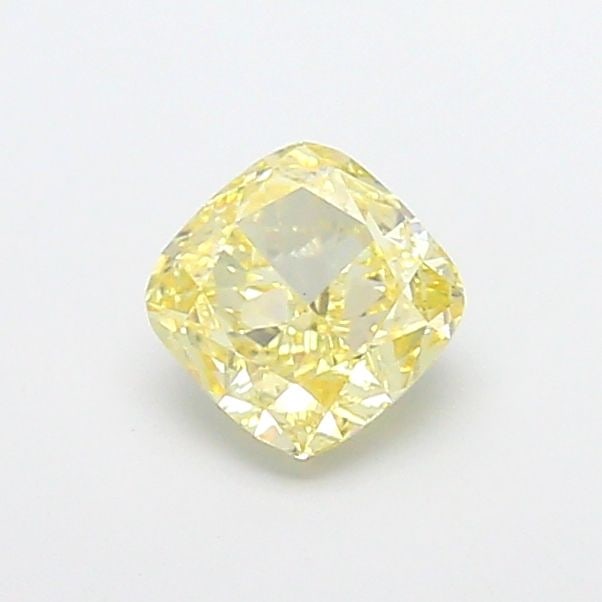 Loose Diamond - CUSHION MODIFIED 1.05ct Fancy Yellow VS1: Loose Diamond - CUSHION MODIFIED 1.05ct Fancy Yellow VS1 Source: This is a real non-mined Diamond that has been grown in a lab Shape: CUSHION MODIFIED Carats: 1.05 Color: Fancy Yellow Certification: I